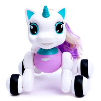 Робот единорог &laquo;Мой любимый питомец&raquo; IQ BOT, на пульте управления, интерактивный: звук, сенсорный, на аккумуляторе, фиолетовый