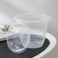 Горшок для орхидей с поддоном, 1 л, цвет прозрачный Горшок для орхидей с поддоном, 1 л, цвет прозрачный