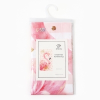 Полотенце "Этель" Pink flamingo 40х67 см, 100% хлопок, саржа 190 гр/м2