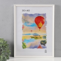 Фоторамка дерево (1507) 30Х40 см, цвет белый Фоторамка дерево (1507) 30Х40 см, цвет белый