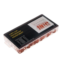 Набор медных прокладок, 6 размеров, 110 шт Набор медных прокладок, 6 размеров, 110 шт