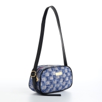 Сумка женская на молнии, цвет синий Сумка женская на молнии, цвет синий