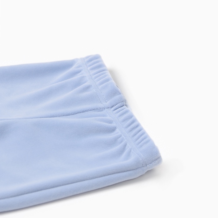 Брюки Крошка Я Plushy, р. 74-80 см, голубой