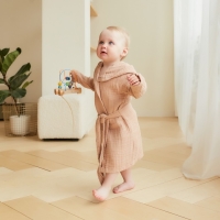 Халат детский муслиновый LoveLife (5 лет, рост 110-116 см), цвет пудровый, 100% хлопок, 235 гр/м2 Халат детский муслиновый LoveLife (5 лет, рост 110-116 см), цвет пудровый, 100% хлопок, 235 гр/м2