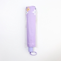 Зонт механический &laquo;Цветы&raquo;, 10 спиц, 4 сложения, R = 51/60 см, D = 120 см, цвет МИКС