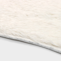 Коврик Доляна &laquo;Пушистик&raquo;, 49&times;79 см, цвет белый