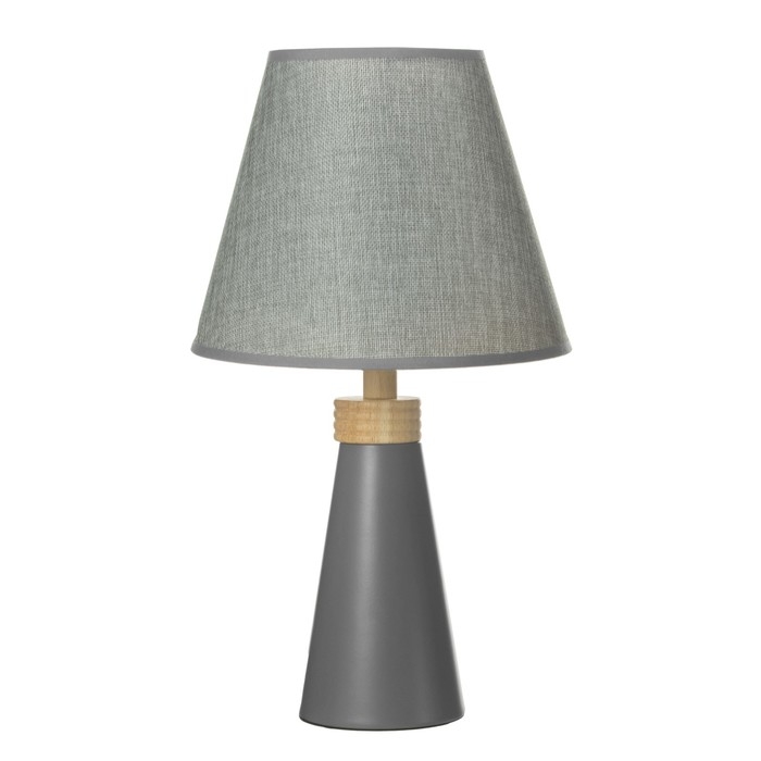 Настольная лампа "Аютаж" E27 40Вт серый 25х25х42,5 см RISALUX