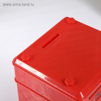 Копилка пластик для монет и купюр"Сейф "кодовый замок, звук 3АА МИКС 19,5х12,3х13 см Копилка пластик для монет и купюр"Сейф "кодовый замок, звук 3АА МИКС 19,5х12,3х13 см