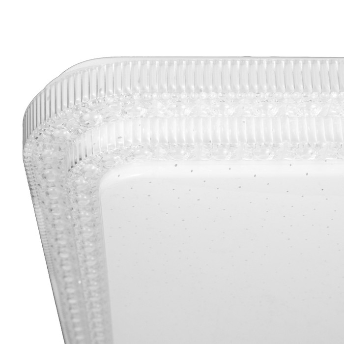 Светильник с ПДУ "Звездное небо" LED 80Вт 3000-6000К прозрачно-белый 50х50х8 см