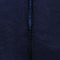 Чехол для одежды с окном, 60&times;100 см, спанбонд, цвет синий