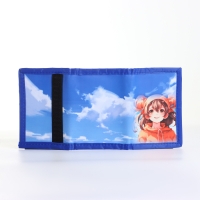 Кошелёк детский на липучке «Выбражулька», цвет голубой Кошелёк детский на липучке «Выбражулька», цвет голубой