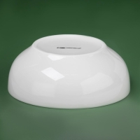 Салатник новогодний Доляна &laquo;Рождественский вечер&raquo;, 580 мл, 15,5&times;6 см, фарфор, цвет белый