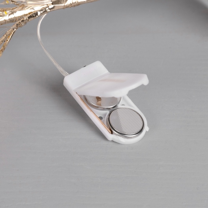 Фигура светодиодная Фигура светодиодная "Застывшие кристаллы" 55x30x3 см, 20 LED, CR2032x2 (в компл.), Т/БЕЛЫЙ 1048785