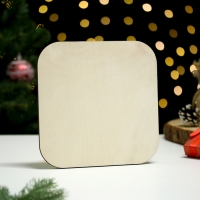 Подставка под горячее "Символ года.Счастья и любви" 19х19 см