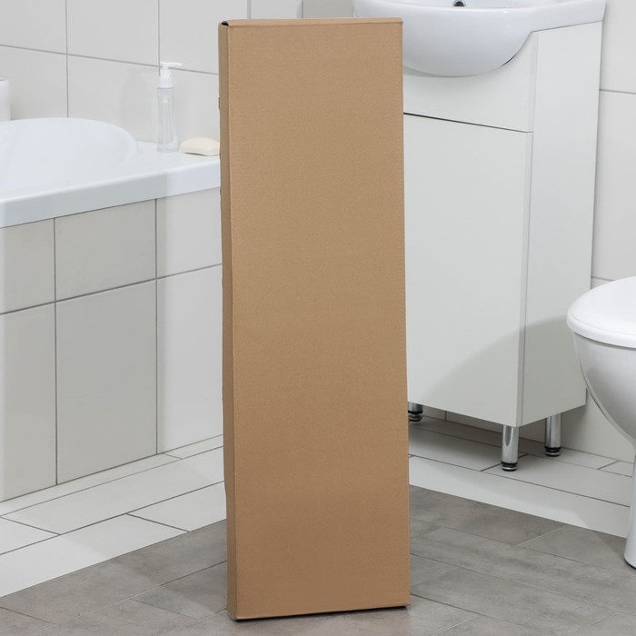 Стеллаж над унитазом, 50&times;32&times;166 см, цвет белый