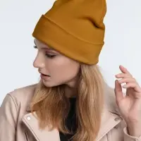 Шапка Real Talk, горчичная Шапка Real Talk, горчичная