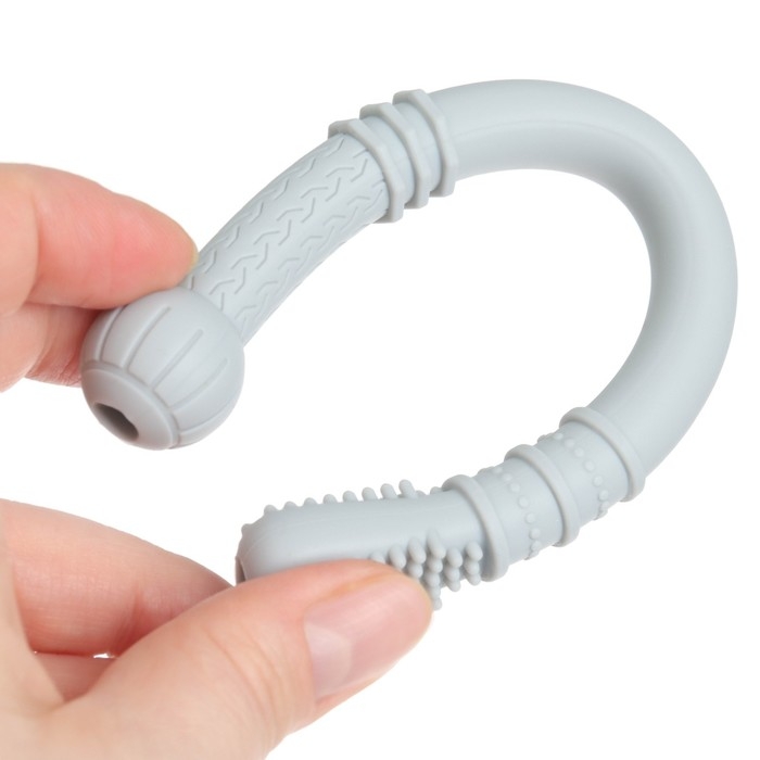 Прорезыватель силиконовый, логопедический, цвет серый, Mum&Baby Прорезыватель силиконовый, логопедический, цвет серый, Mum&Baby