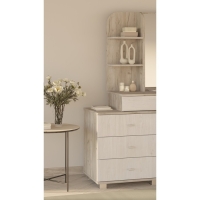 Стол туалетный "Оливия", 1070х453х1466, Дуб Крафт Серый/Скандинавское дерево белое Стол туалетный "Оливия", 1070х453х1466, Дуб Крафт Серый/Скандинавское дерево белое