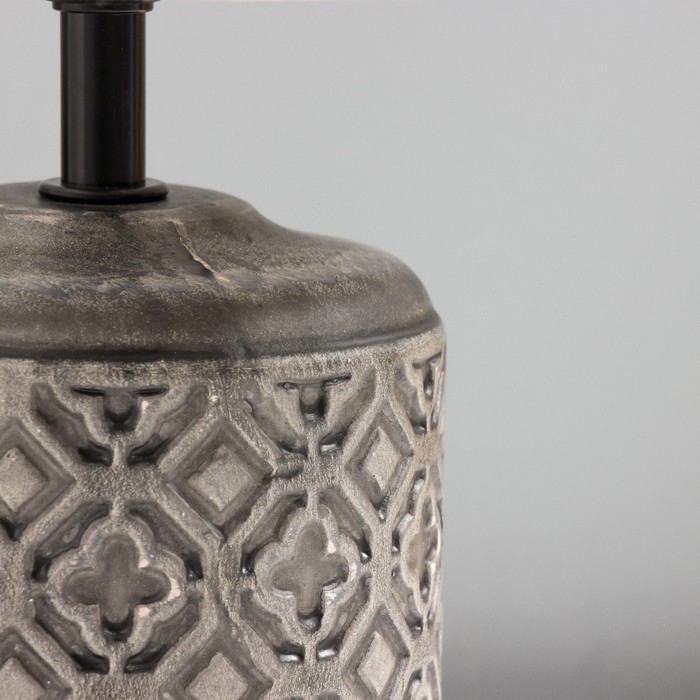 Настольная лампа "Лореа" E14 40Вт серый 20х20х31 см RISALUX