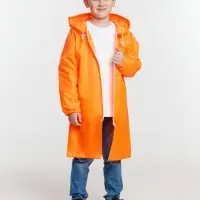 Дождевик детский Rainman Kids, оранжевый неон, 7-9 лет