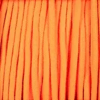 Круглый шнур Lasso S, оранжевый неон, 20 см