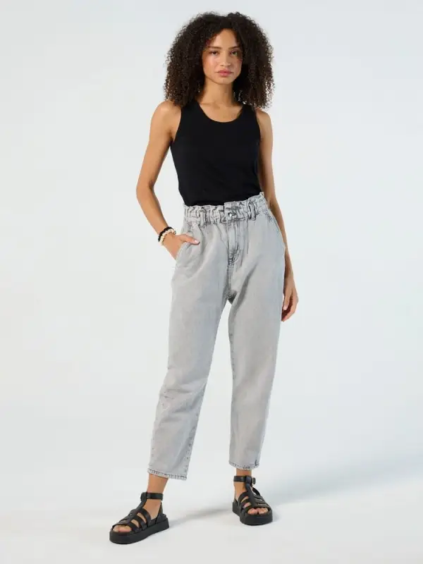 Майка женская Jane 150, черная, размер S Майка женская Jane 150, черная, размер S