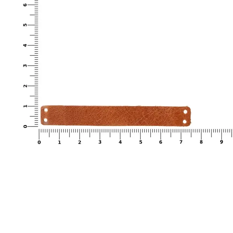 Лейбл кожаный Gimel, S, горчичный Лейбл кожаный Gimel, S, горчичный