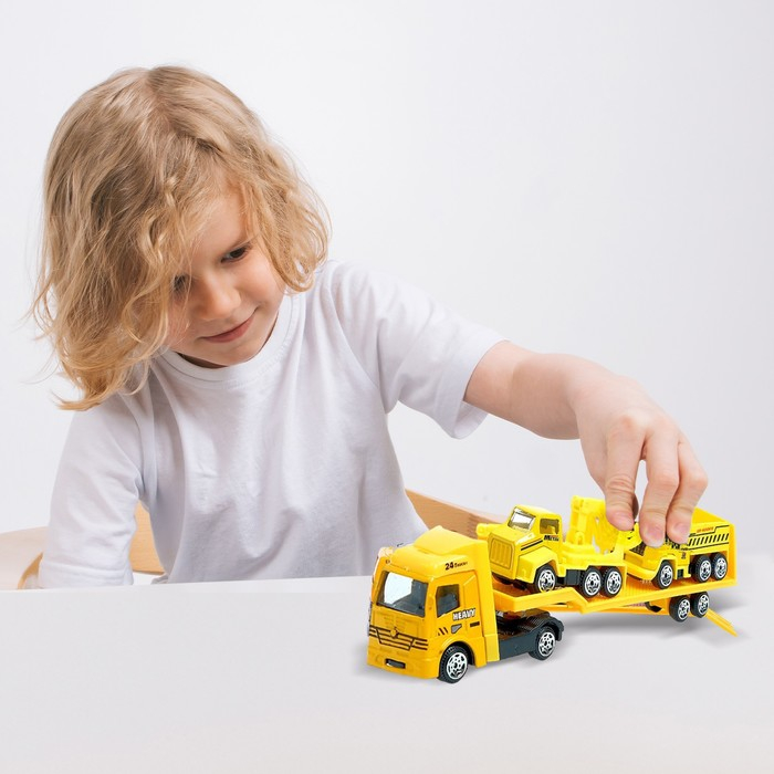 Машина металлическая &laquo;Строительный автовоз&raquo;, масштаб 1:64, МИКС