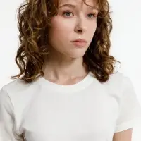 Футболка женская T-bolka Lady, белая (теплый оттенок), размер XXL Футболка женская T-bolka Lady, белая (теплый оттенок), размер XXL