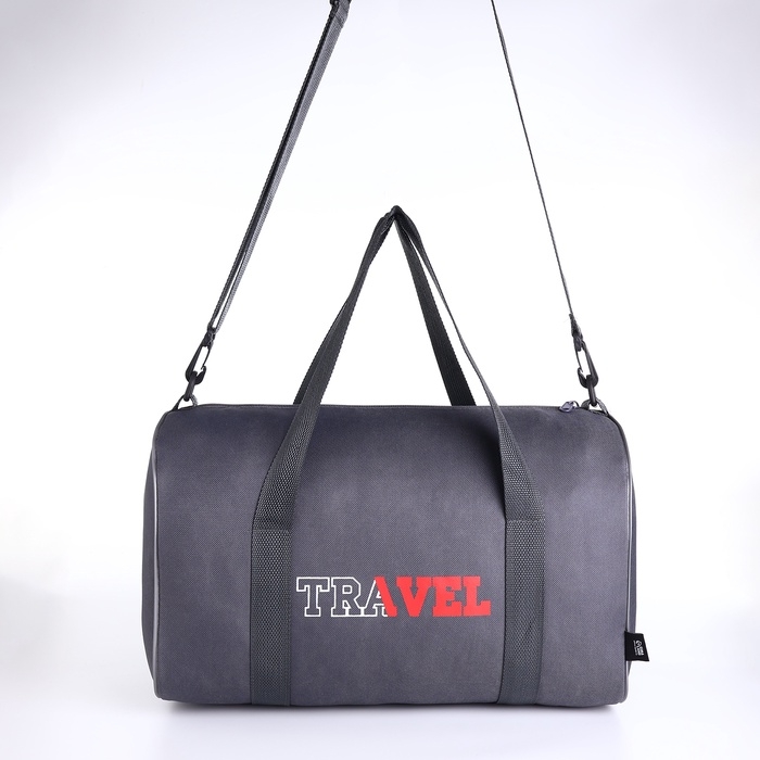 Сумка дорожная, TEXTURA, маленький размер, цвет серый Сумка дорожная, TEXTURA, маленький размер, цвет серый