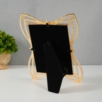 Фоторамка металл 13х18 см "Четырехлистник из страз" 19х24,5 см Фоторамка металл 13х18 см "Четырехлистник из страз" 19х24,5 см