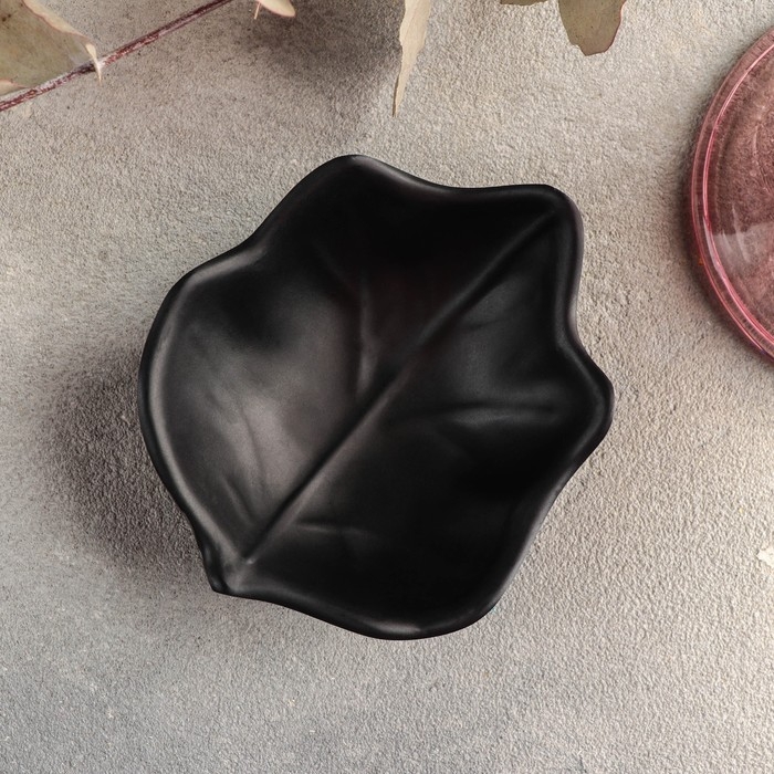 Соусник «Чёрный Восток», 9,5×8×3,3 см, цвет чёрный Соусник «Чёрный Восток», 9,5×8×3,3 см, цвет чёрный