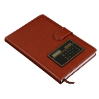 Ежедневник недатированный А5, 140 листов в клетку, с калькулятором, обложка пвх, МИКС Ежедневник недатированный А5, 140 листов в клетку, с калькулятором, обложка пвх, МИКС