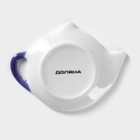 Подставка под чайный пакетик Доляна «Емеля», 12×8,4 см Подставка под чайный пакетик Доляна «Емеля», 12×8,4 см