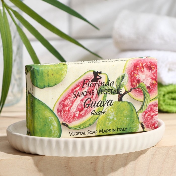 Мыло твердое Florinda, guava, 100 г Мыло твердое Florinda, guava, 100 г