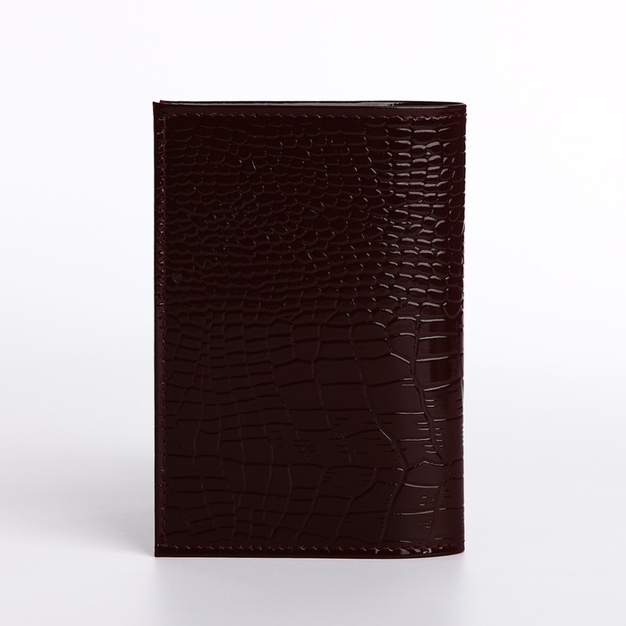 Обложка для паспорта, цвет бордовый Обложка для паспорта, цвет бордовый
