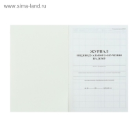 Журнал индивидуального обучения на дому А4, 24 листа, обложка мелованный картон 215 г/м&sup2;, блок писчая бумага 60 г/м&sup2;