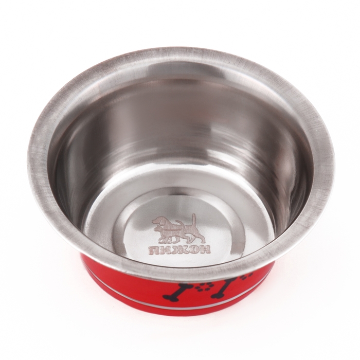 Миска цветная стандарт 200 мл, красная Миска цветная стандарт 200 мл, красная