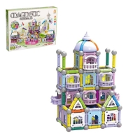 Конструктор магнитный «Дворец», световые и звуковые эффекты, 206 деталей Конструктор магнитный «Дворец», световые и звуковые эффекты, 206 деталей