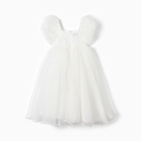 Платье детское нарядное KAFTAN рост 140, белый