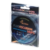 Леска монофильная ALLVEGA FX Fluorocarbon 100%, диаметр 0.10 мм, тест 1.27 кг, 30 м, прозрачная Леска монофильная ALLVEGA FX Fluorocarbon 100%, диаметр 0.10 мм, тест 1.27 кг, 30 м, прозрачная