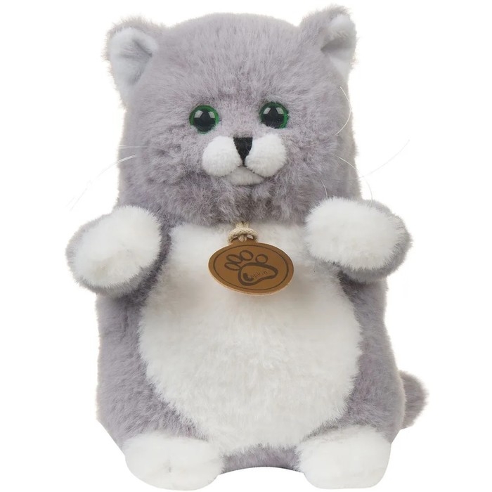 Мягкая игрушка &laquo;Кот толстый&raquo;, цвет серый, 20 см