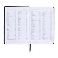 Ежедневник недатированный, А5, 140л, клетка, обл.кожзам, на кнопке, Черный/серый