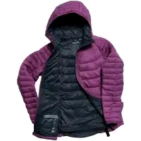 Куртка компактная женская Stavanger темно-синяя с серым, размер XS