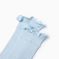 Гольфы детские 2 пары Крошка Я BASIC LINE, 8-10 см, голубой/белый Гольфы детские 2 пары Крошка Я BASIC LINE, 8-10 см, голубой/белый