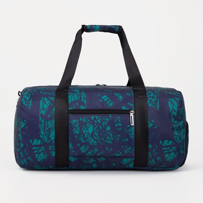 Сумка спортивная на молнии, наружный карман, средний размер, цвет бирюзовый Сумка спортивная на молнии, наружный карман, средний размер, цвет бирюзовый