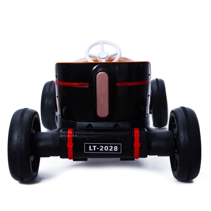 Электромобиль &laquo;Ретро&raquo;, 2 мотора, цвет оранжевый