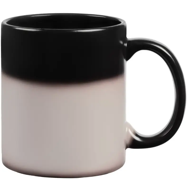 Кружка-хамелеон On Display, матовая, черная Кружка-хамелеон On Display, матовая, черная