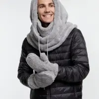 Варежки Flocky, серые Варежки Flocky, серые