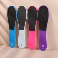 Пилка для ног, наждачная, двусторонняя, 23,5 см, цвет МИКС Пилка для ног, наждачная, двусторонняя, 23,5 см, цвет МИКС